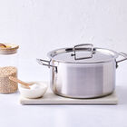 Le Creuset 3-ply Stainless Steel Deep Casserole image number 1